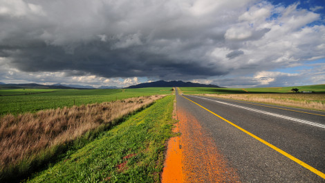 Route dans le Petit Karoo - Afrique du Sud