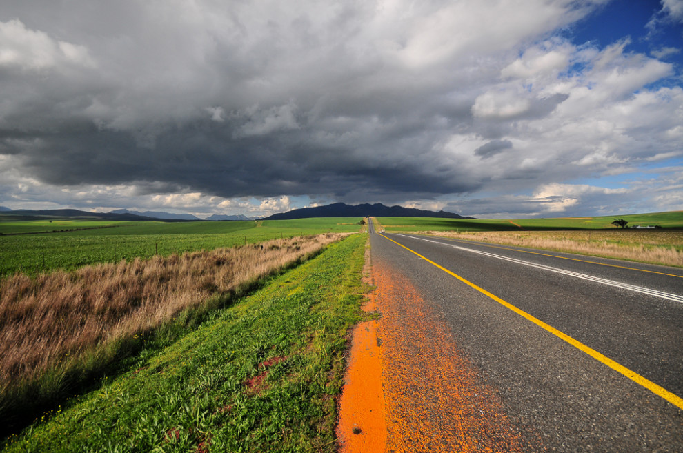 Route dans le Petit Karoo - Afrique du Sud