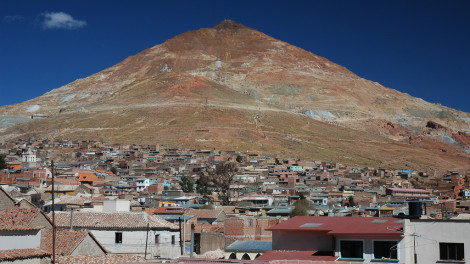 Le Cerro Rico à Potosi - Bolivie