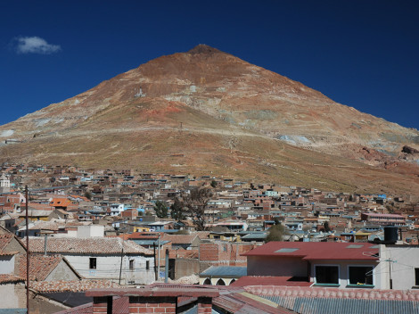 Le Cerro Rico à Potosi - Bolivie