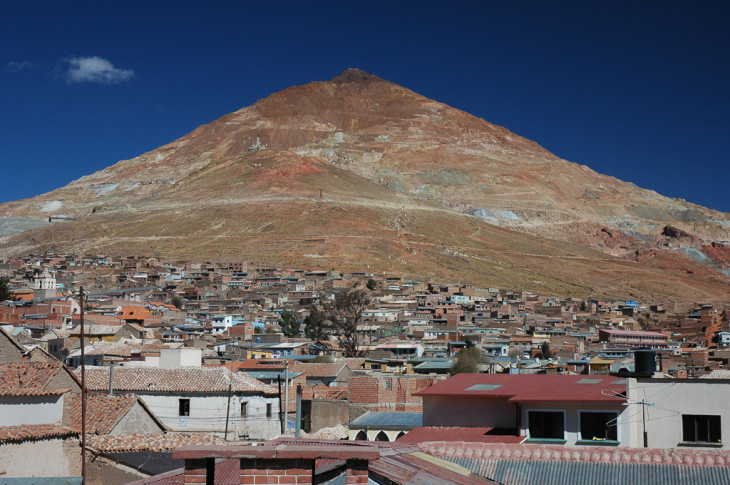 Le Cerro Rico à Potosi - Bolivie